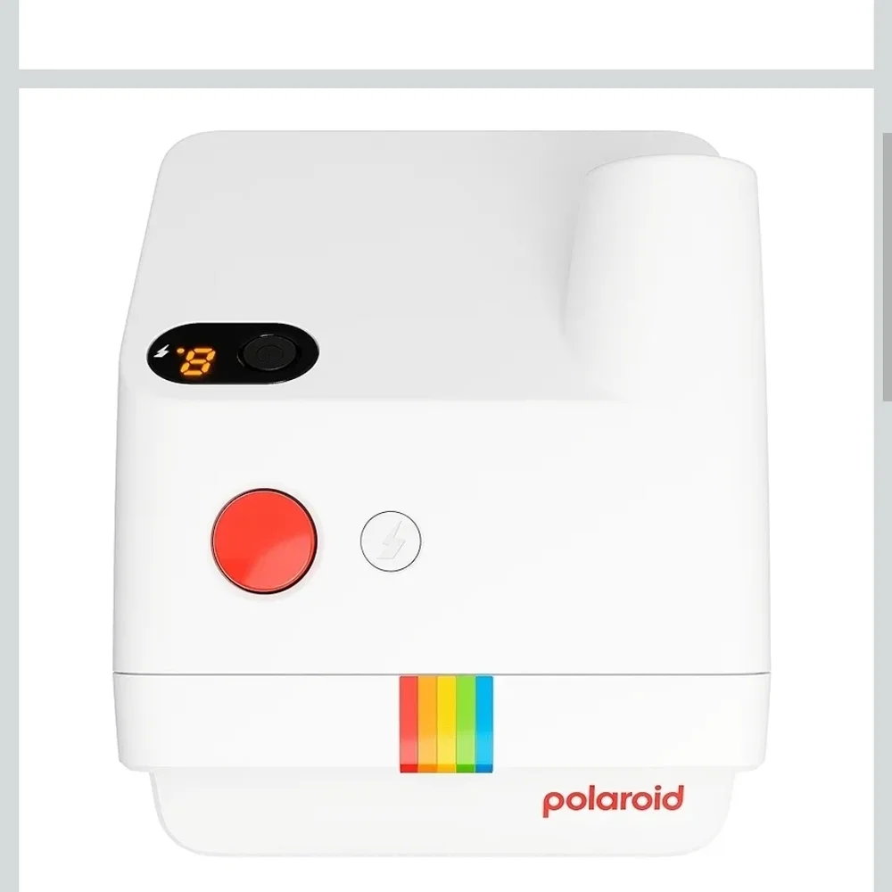 Polaroid White Instant Camera